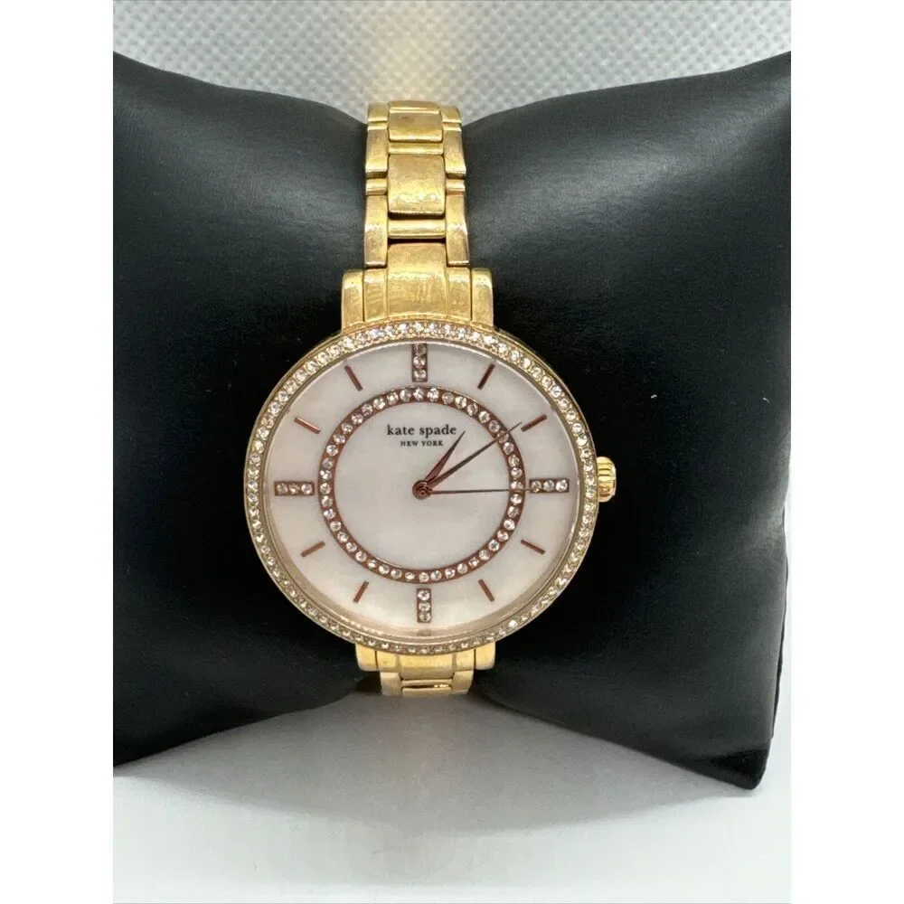 Kate Spade New York Gramercy 0693 Women's Rose Gold Analog Dial Watch JNA530